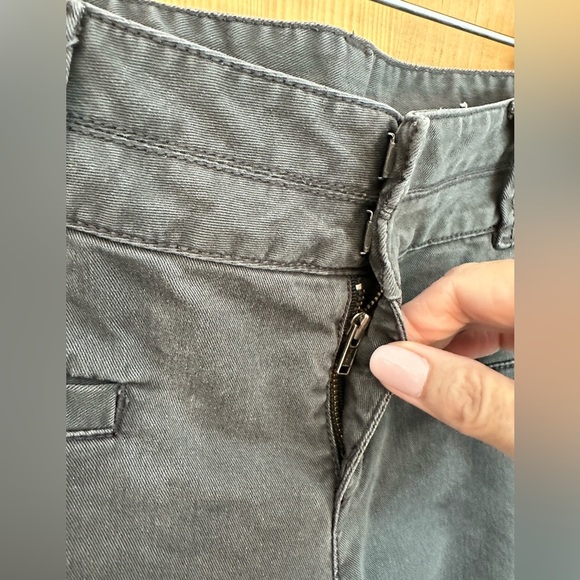 Loft Marisa Gray Stonewashed Style Cotton Blend Trousers Size 4 - Picture 6 of 11
